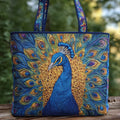 Bolso artesanal con pavo real™