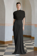 Vestido largo plisado