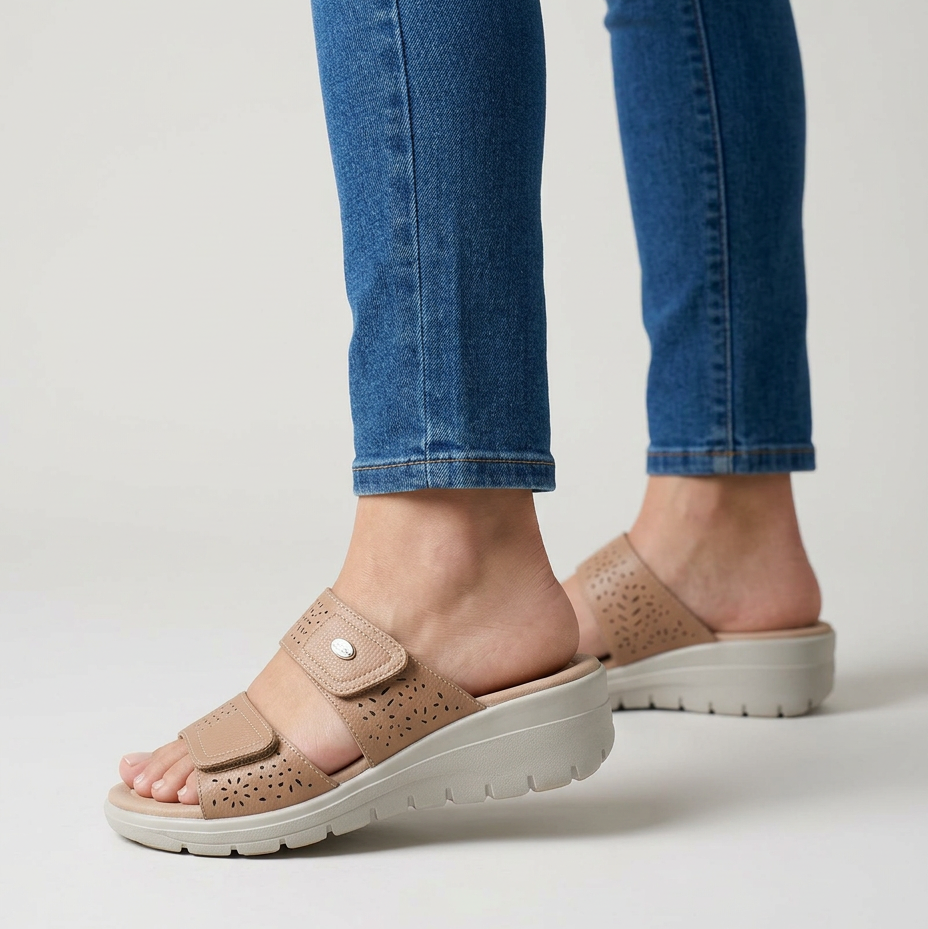 Licia - Chanclas cómodas para mujer.