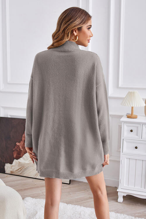 Jersey de punto de mujer a la última con cuello redondo