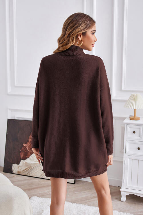 Jersey de punto de mujer a la última con cuello redondo