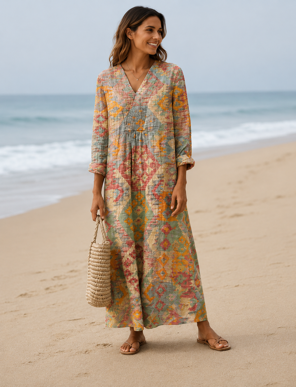 Virginia - Vestido Impreso Brisa de Verano