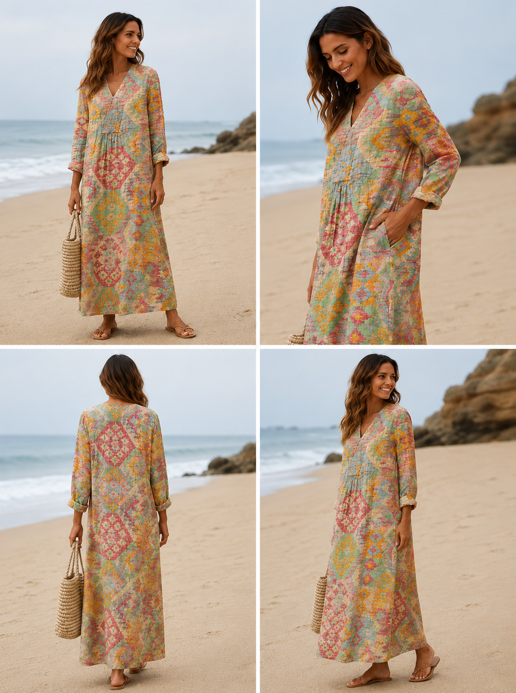 Virginia - Vestido Impreso Brisa de Verano
