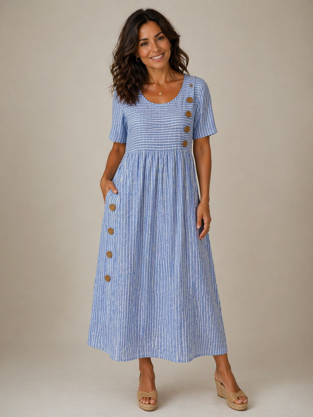 Belle | Vestido de verano a rayas
