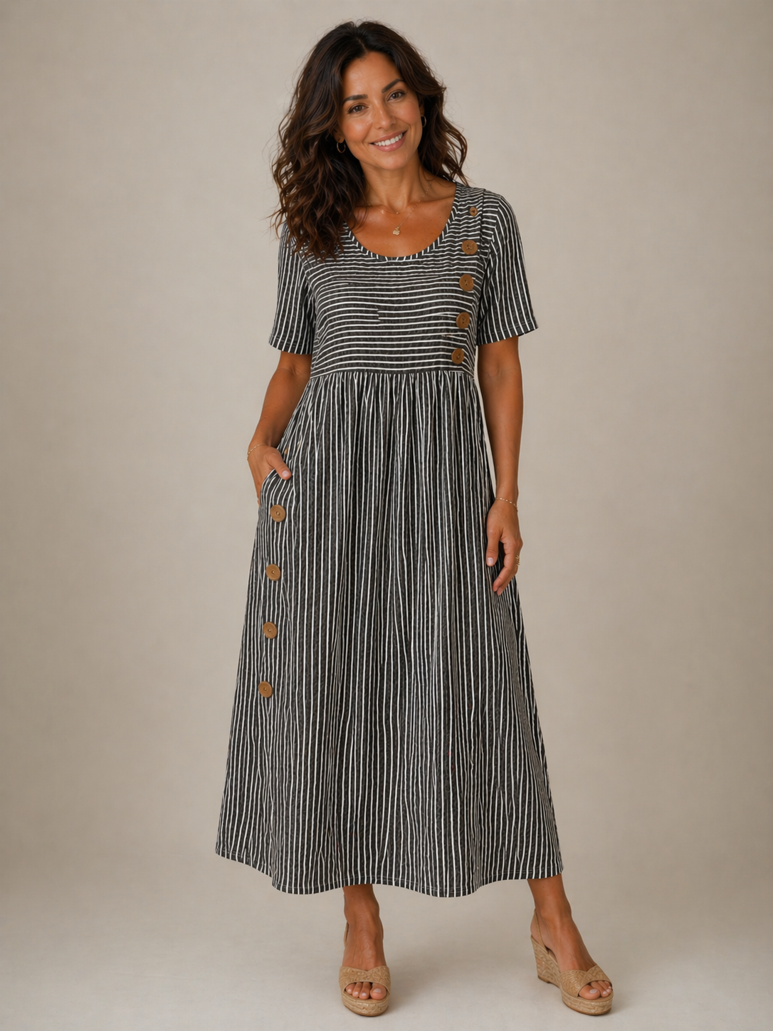 Belle | Vestido de verano a rayas