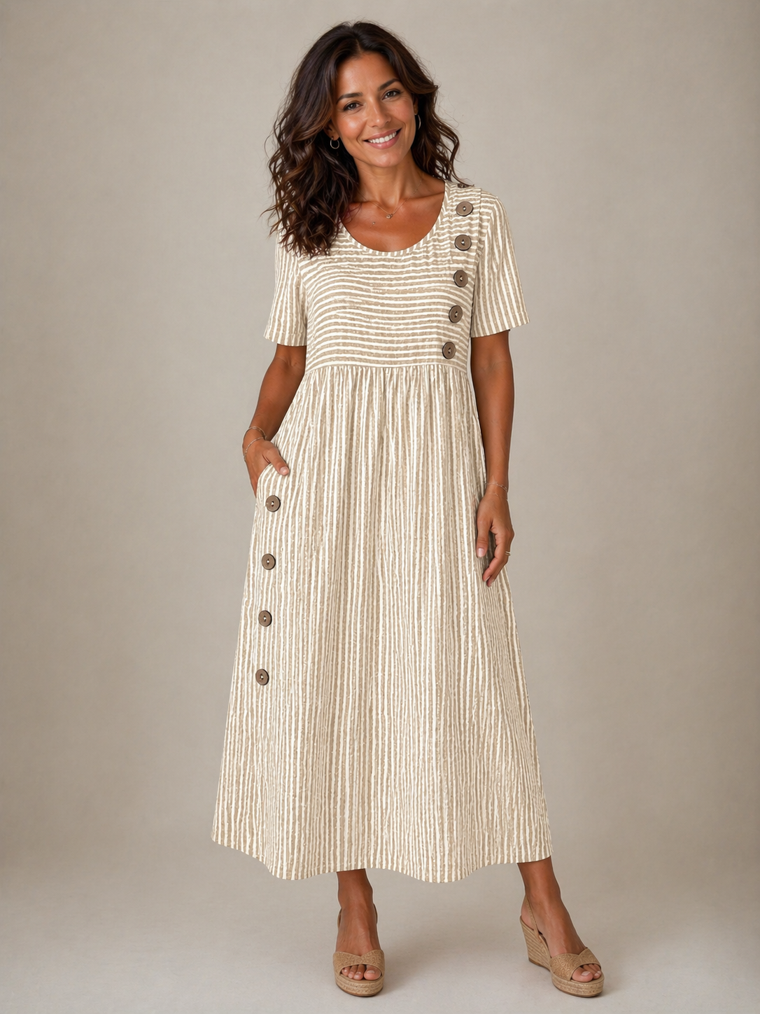 Belle | Vestido de verano a rayas