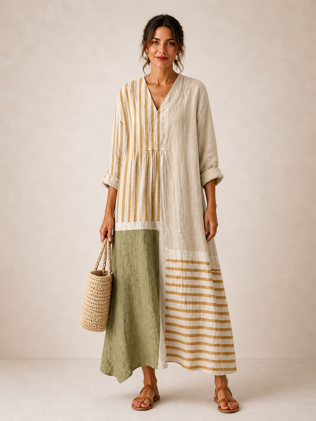 Allison - Vestido Maxi Boho Vintage
