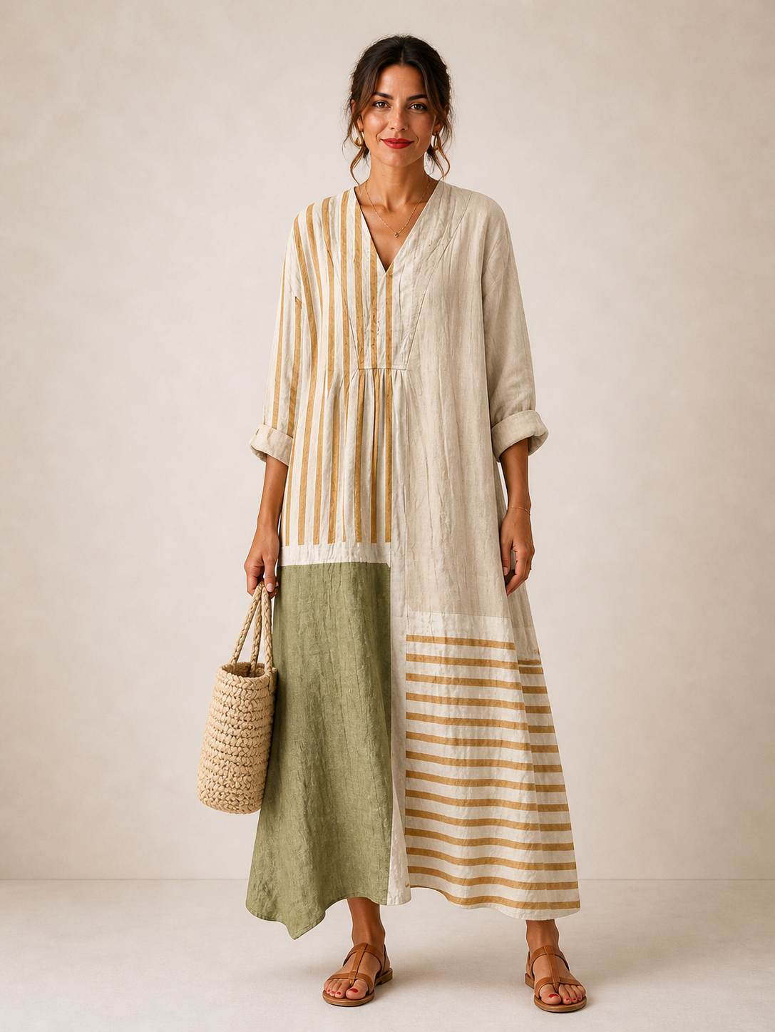 Allison - Vestido Maxi Boho Vintage