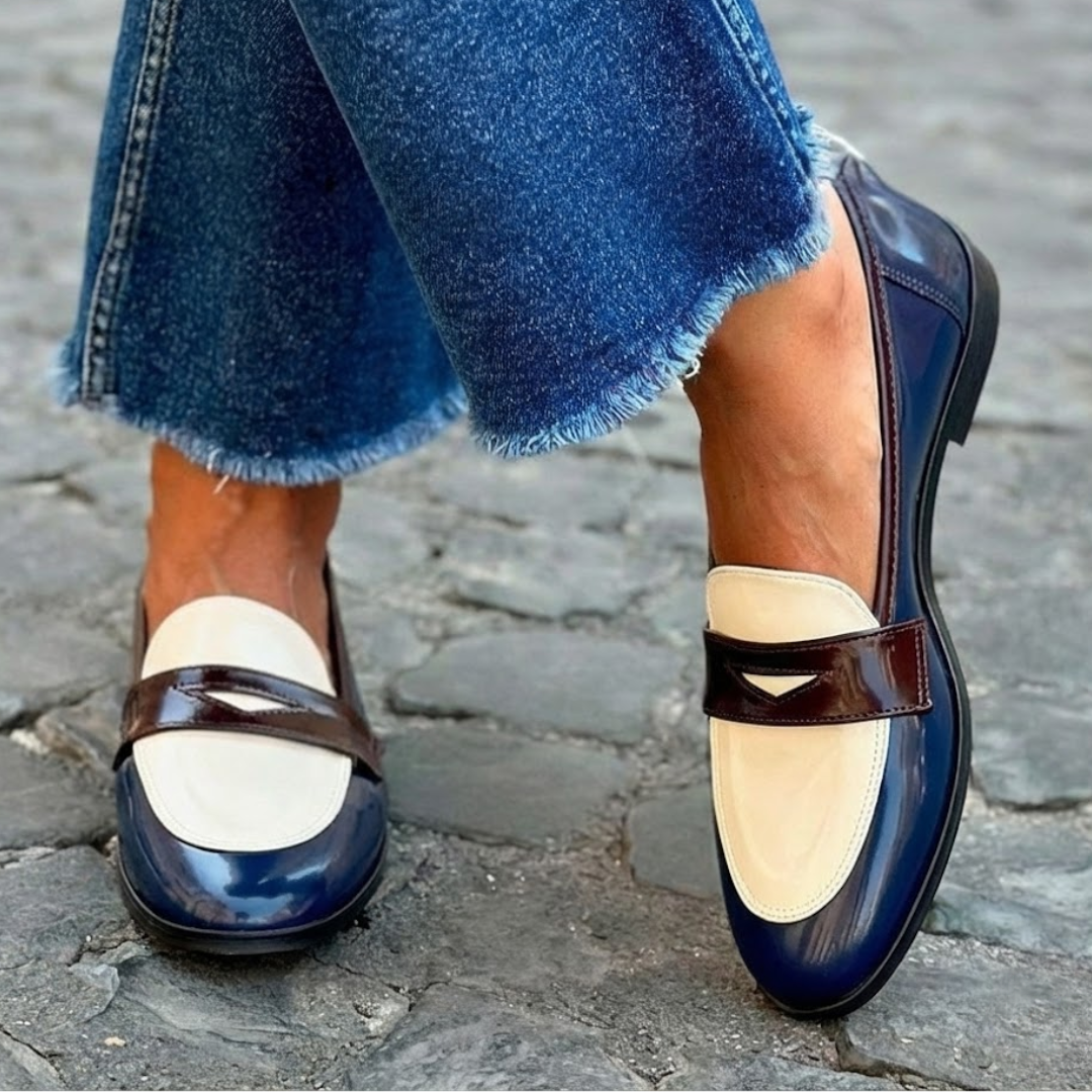 Mocasines con contraste