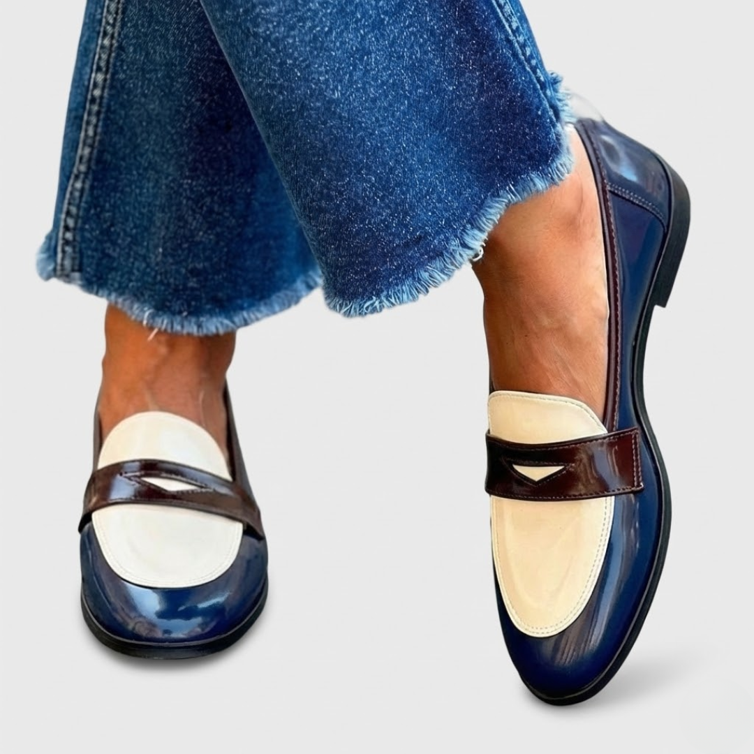 Mocasines con contraste
