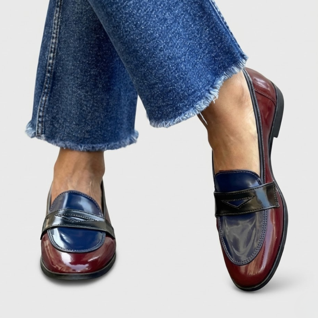 Mocasines con contraste