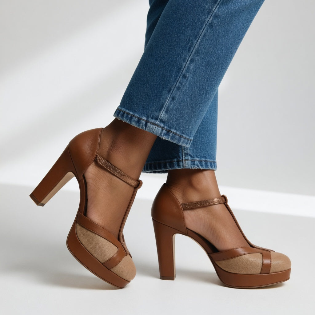 Zara — Tacones Elegantes Con Soporte
