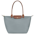 Bolso Grande Nylon Plegable, Acero
