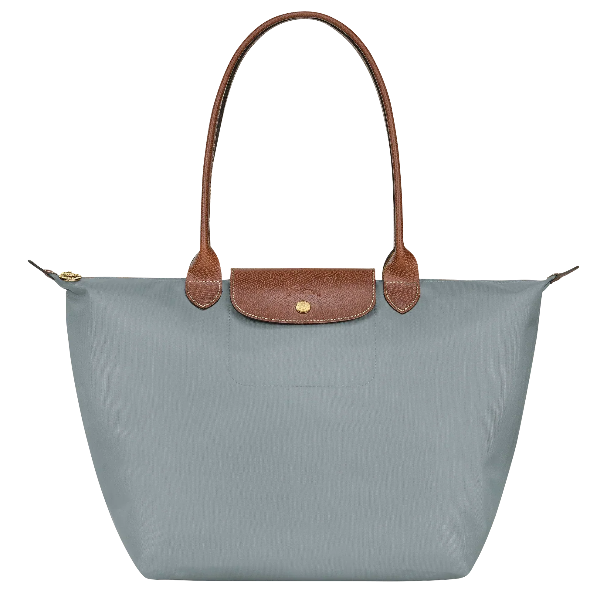 Bolso Grande Nylon Plegable, Acero