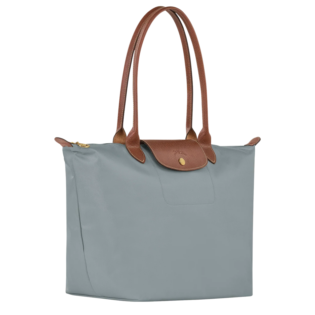 Bolso Grande Nylon Plegable, Acero