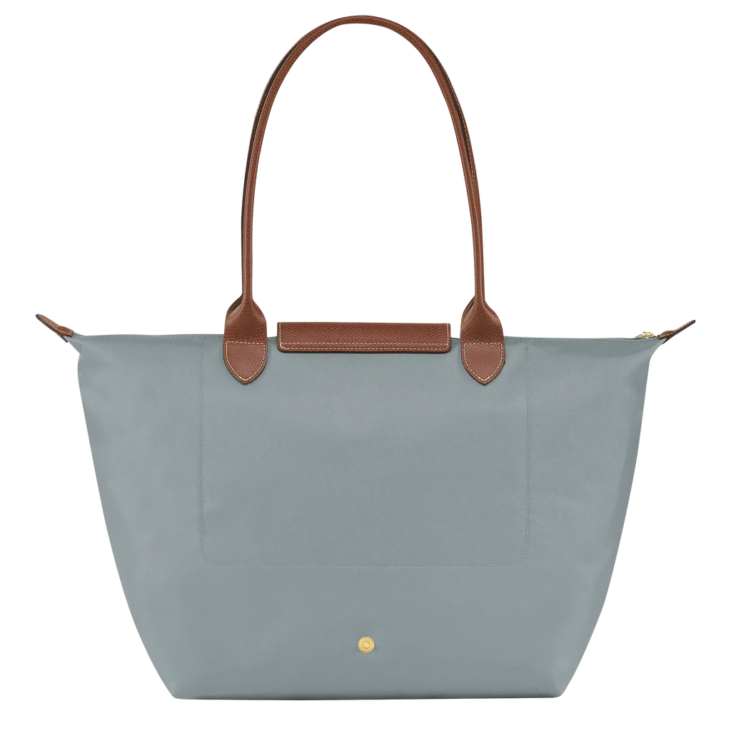 Bolso Grande Nylon Plegable, Acero
