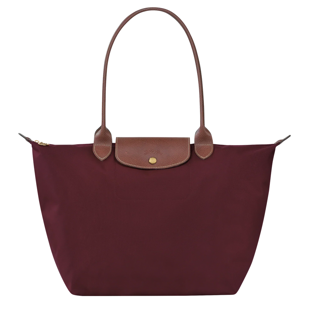 Bolso Grande Nylon Plegable, Burdeos