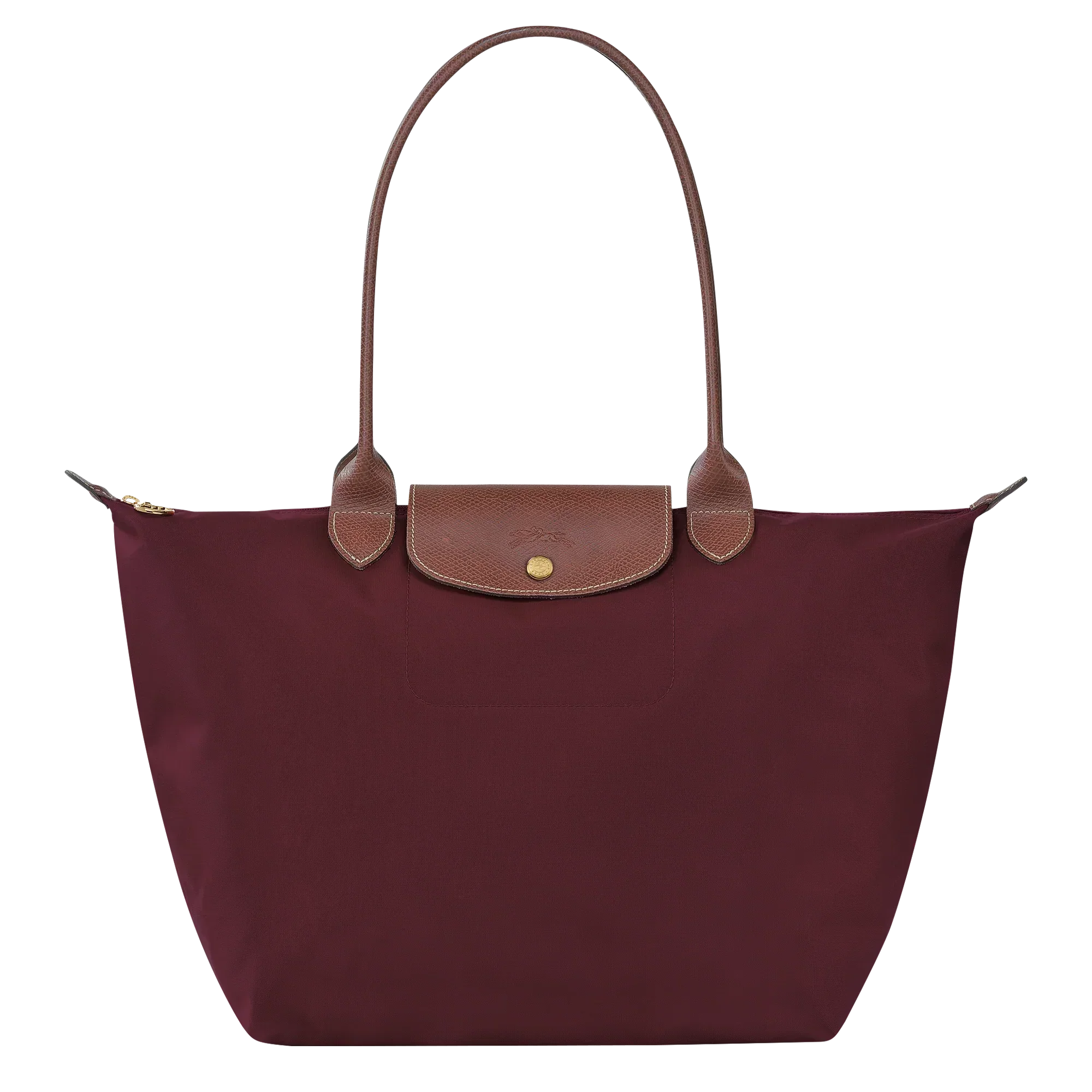 Bolso Grande Nylon Plegable, Burdeos