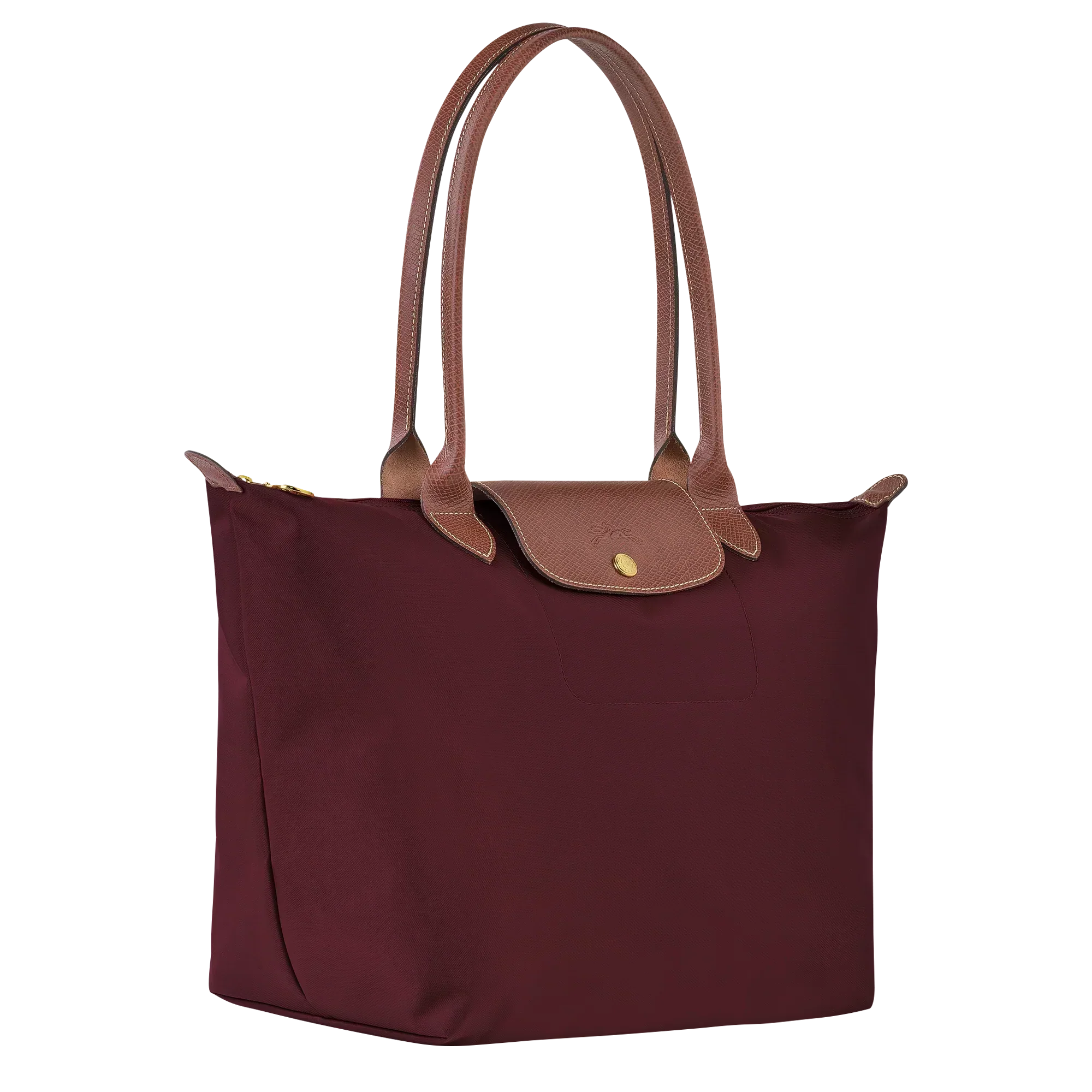 Bolso Grande Nylon Plegable, Burdeos