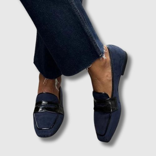 Mocasines elegantes de cuero