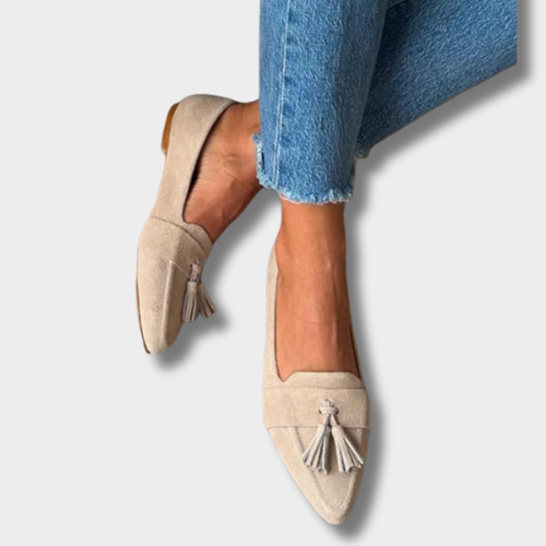 Mocasines elegantes de cuero