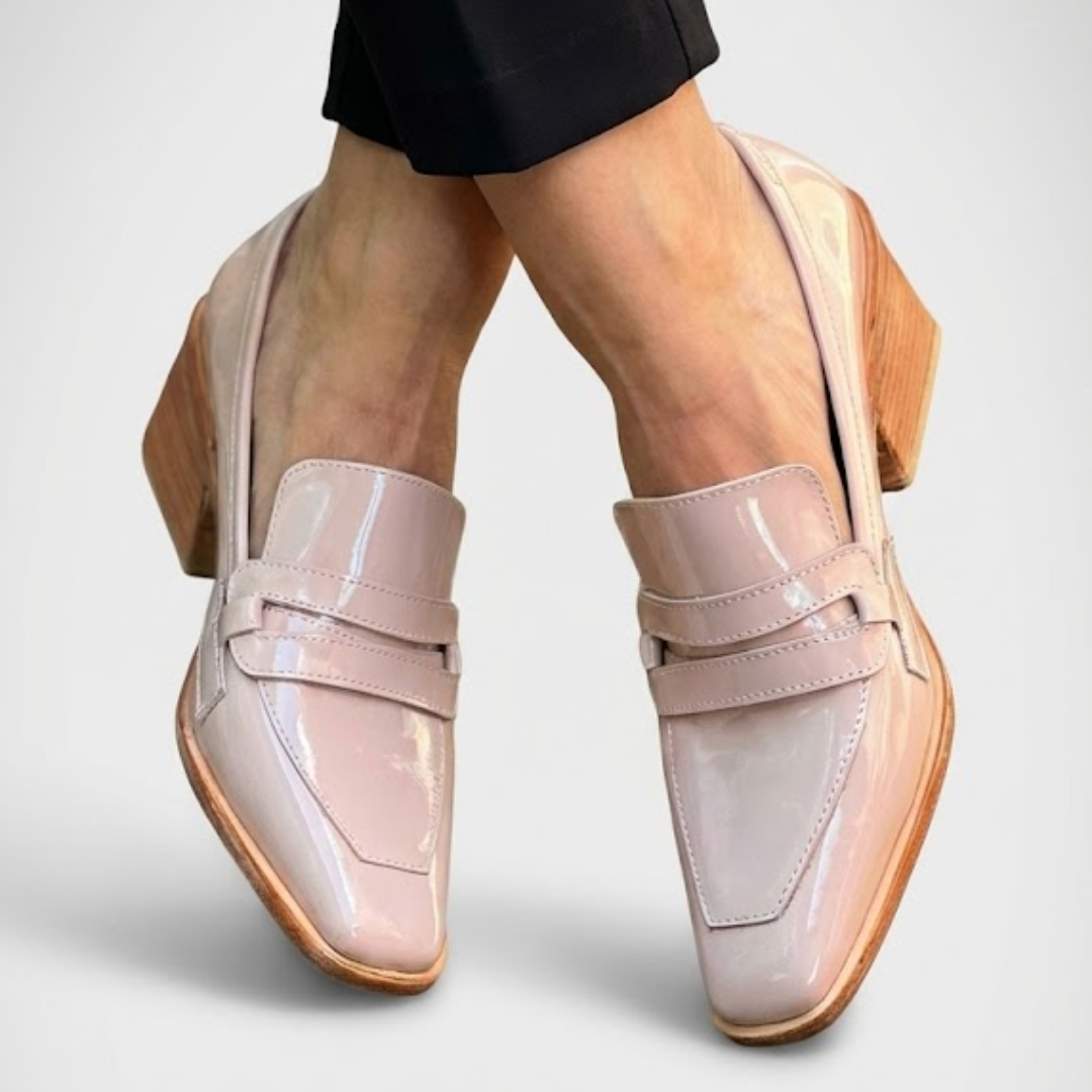 Mocasines brillantes