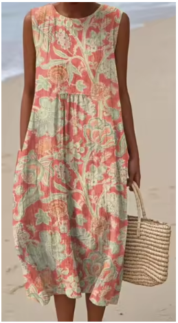 vestido de verano de flores