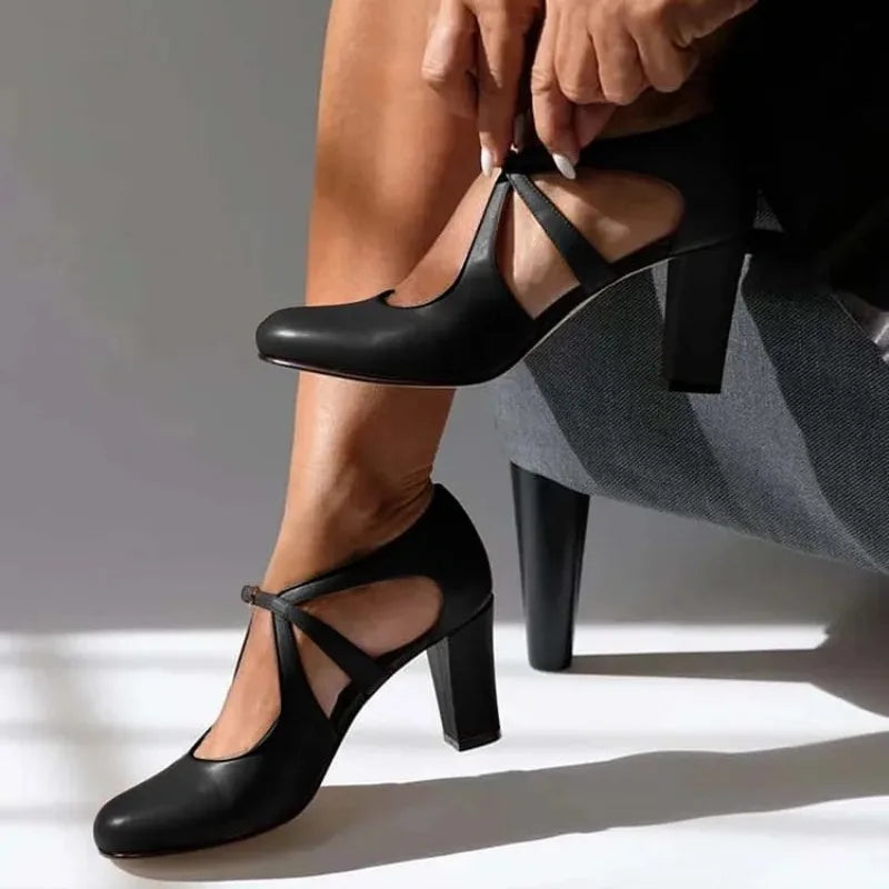 Elżbieta | Tacones elegantes ortopédicos
