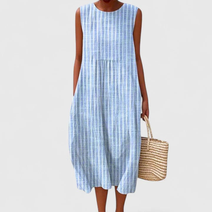 Vestido de verano azul