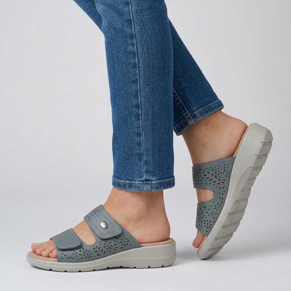 Licia - Chanclas cómodas para mujer.