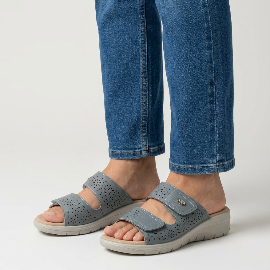 Licia - Chanclas cómodas para mujer.