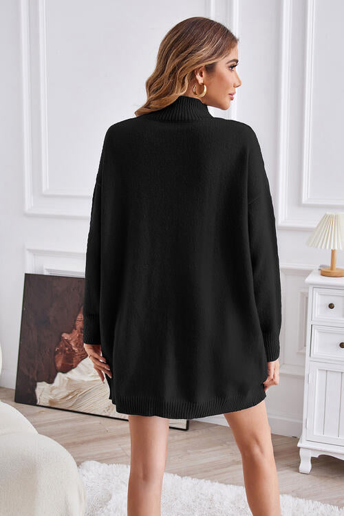 Jersey de punto de mujer a la última con cuello redondo