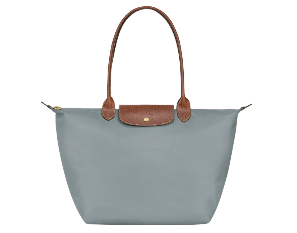 Bolso Grande Nylon Plegable, Negro