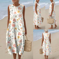 vestido de verano de flores
