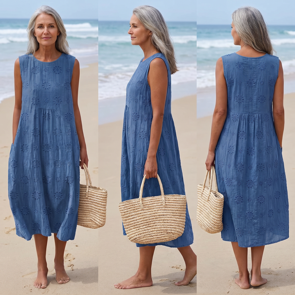 Vestido de verano cómodo sin mangas