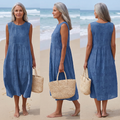 Vestido de verano cómodo sin mangas