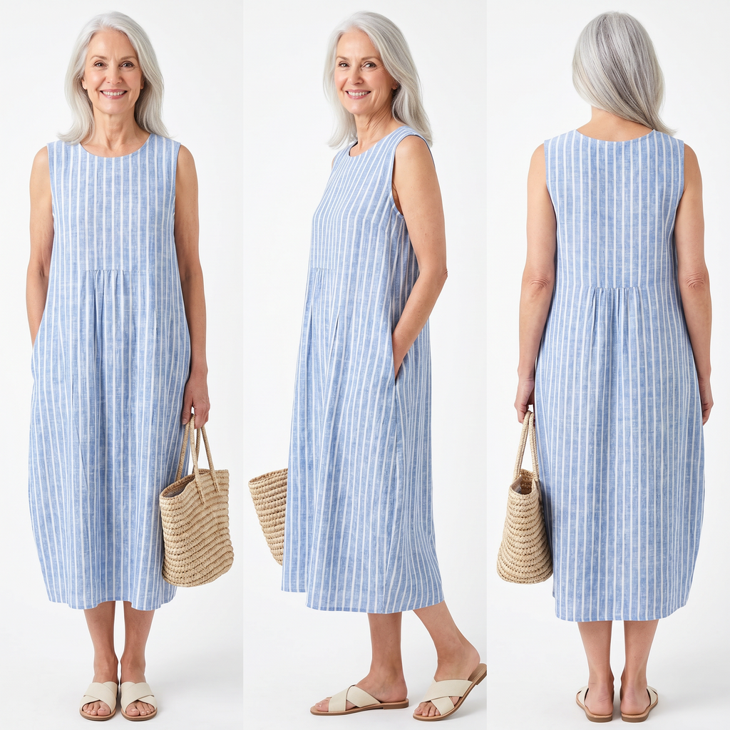 Vestido de verano azul