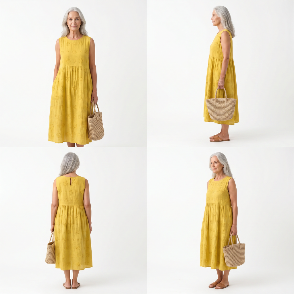 Vestido de verano amarillo