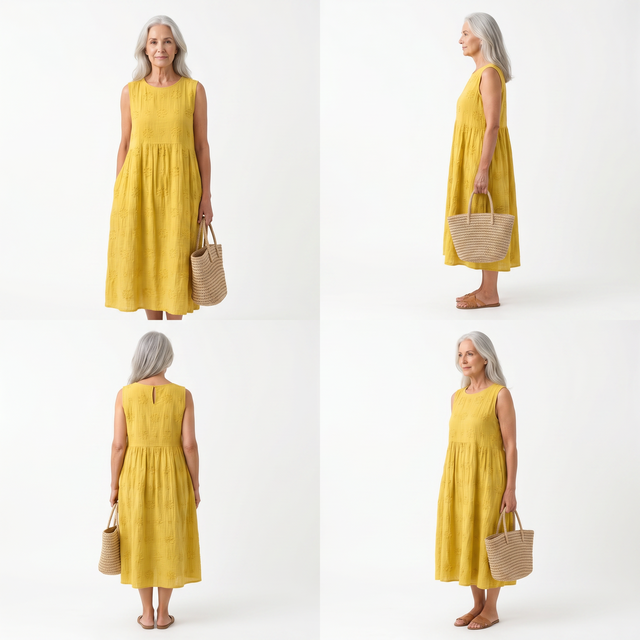 Vestido de verano amarillo