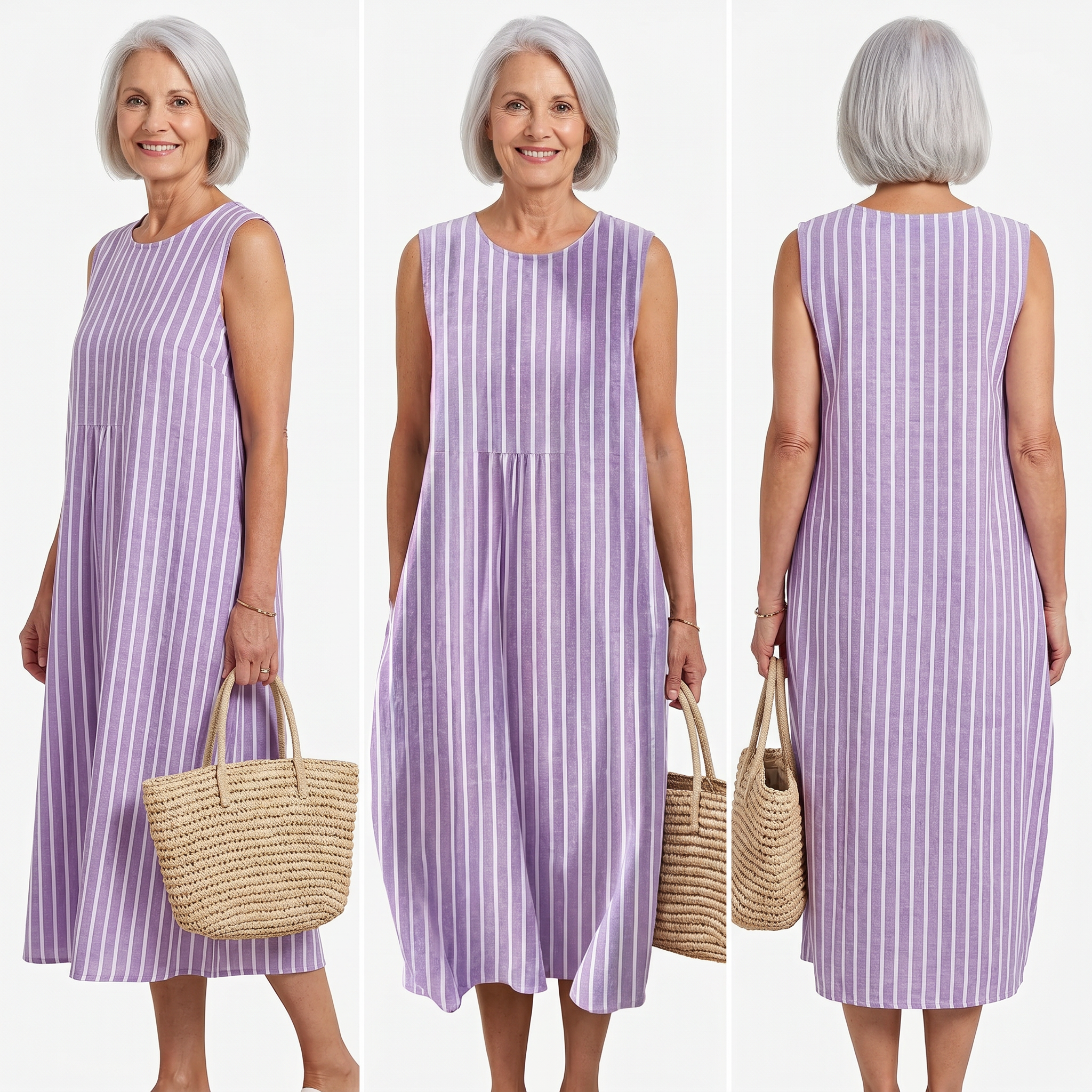 Vestido de verano lila