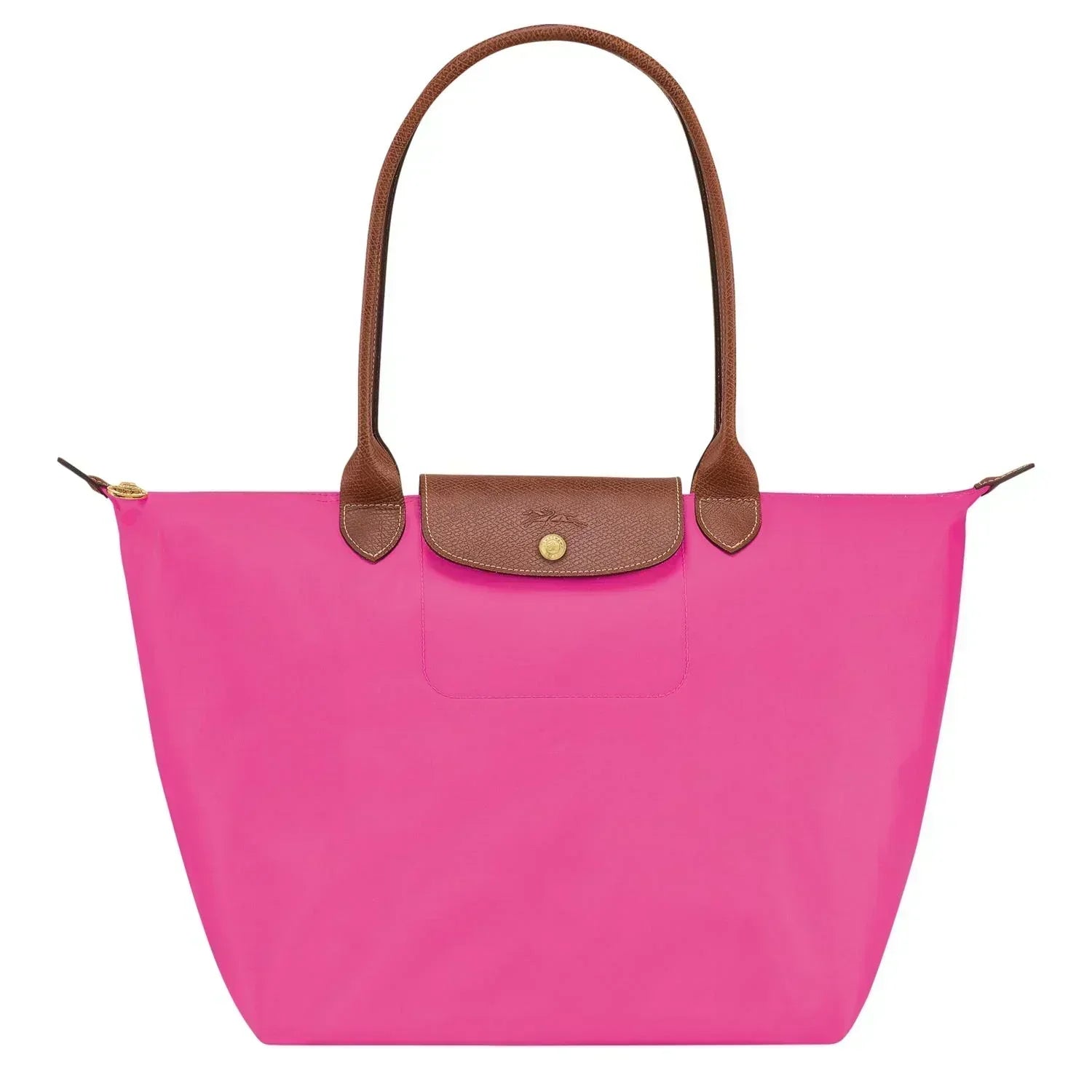 Bolso Grande Nylon Plegable, Rosa